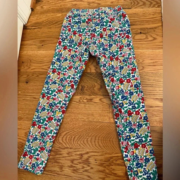 Mini Boden Liberty Floral Skinny Pull On Leggings Corduroy Pants Girls size 8Y - Picture 6 of 7